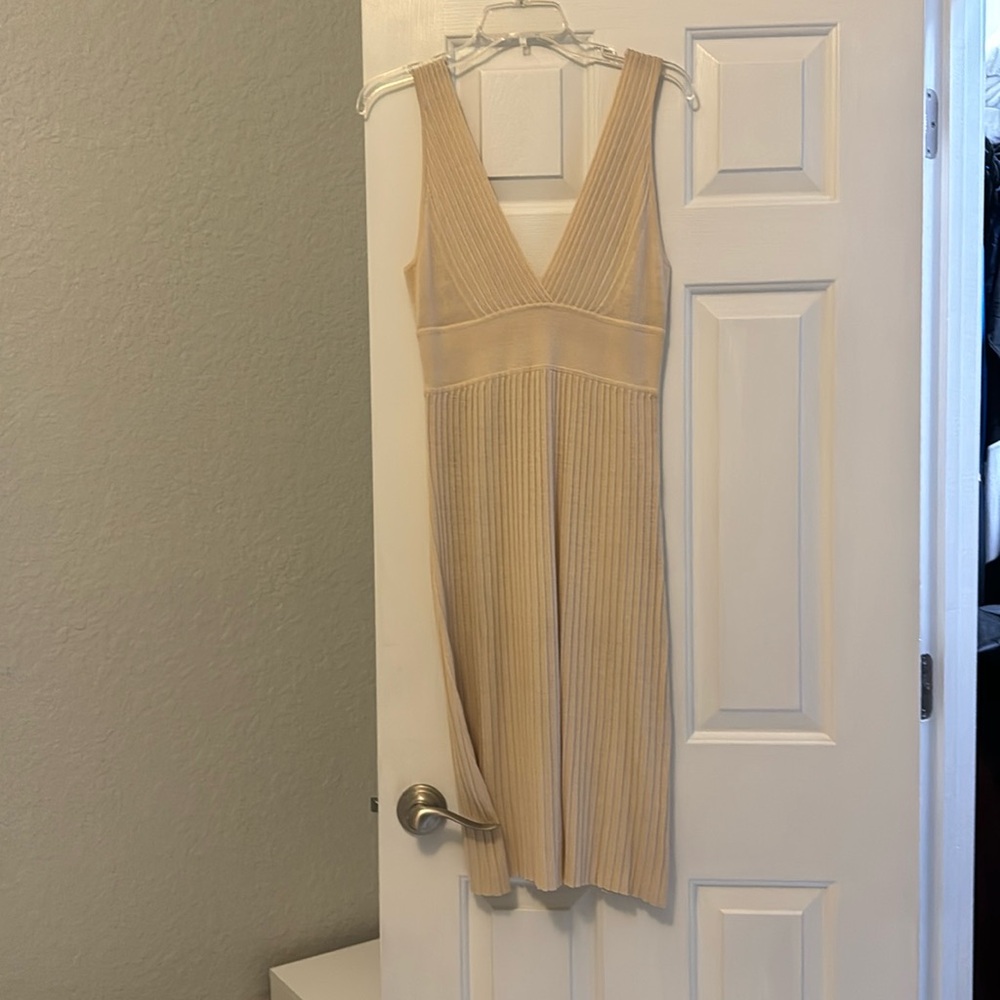 Adrienne Vittadini light sweater vest dress S